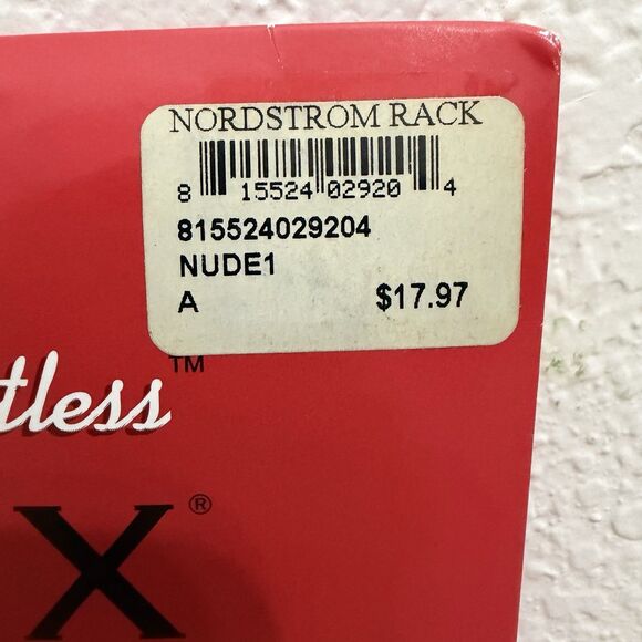 NEW SPANX High Waist Falutin Footless Panty Hose Nude 1 Size A Slimming USA Made - Picture 3 of 6